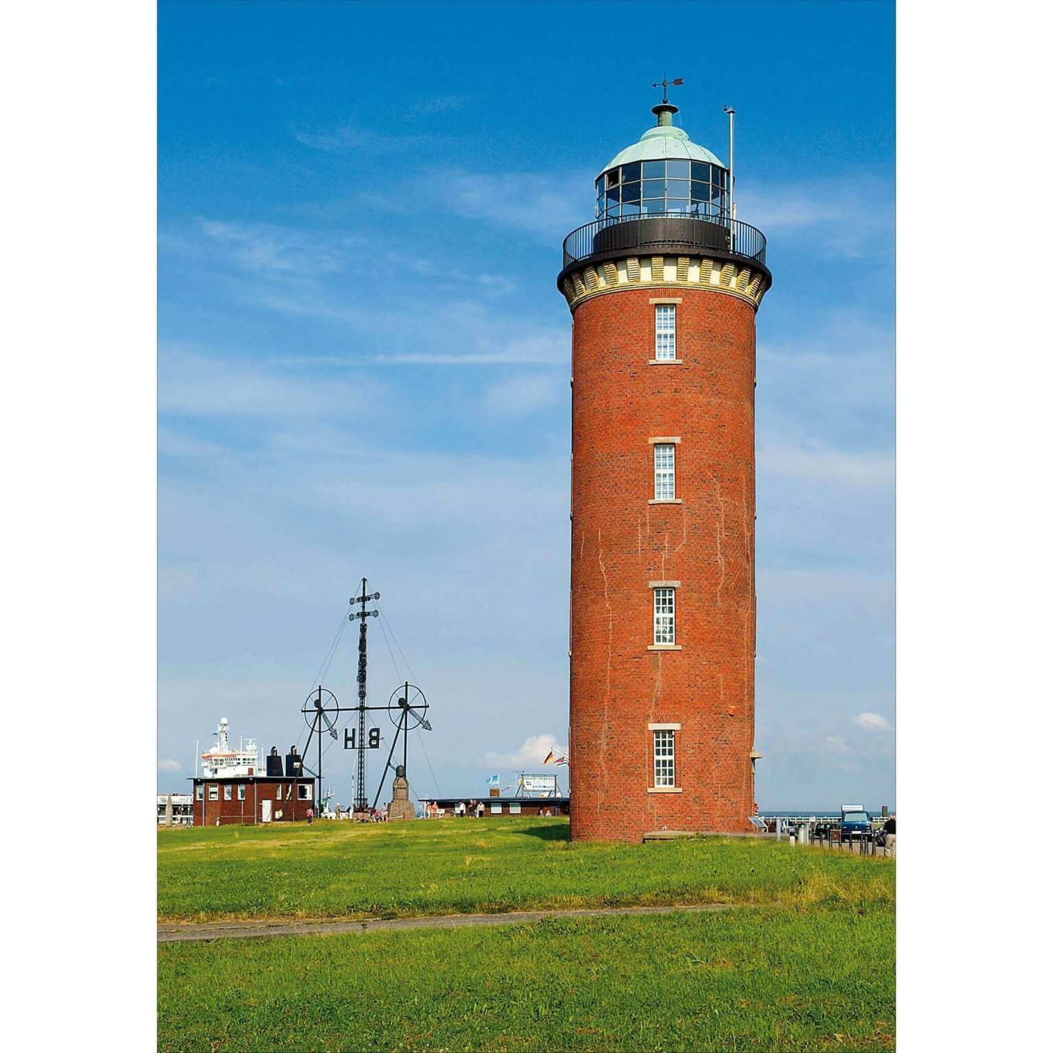 Hamburger Leuchtturm mit Semaphor