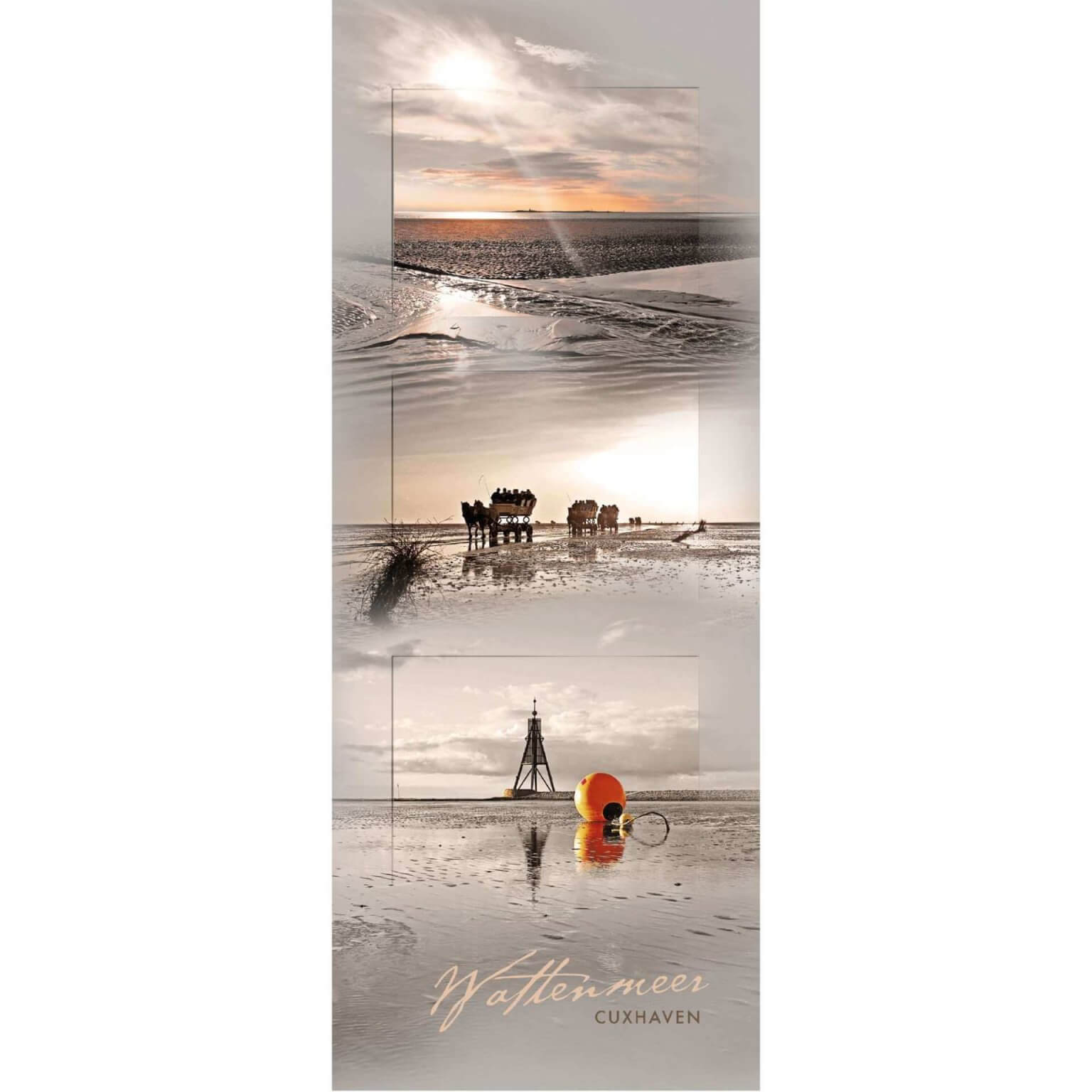 Collage Wattenmeer Cuxhaven