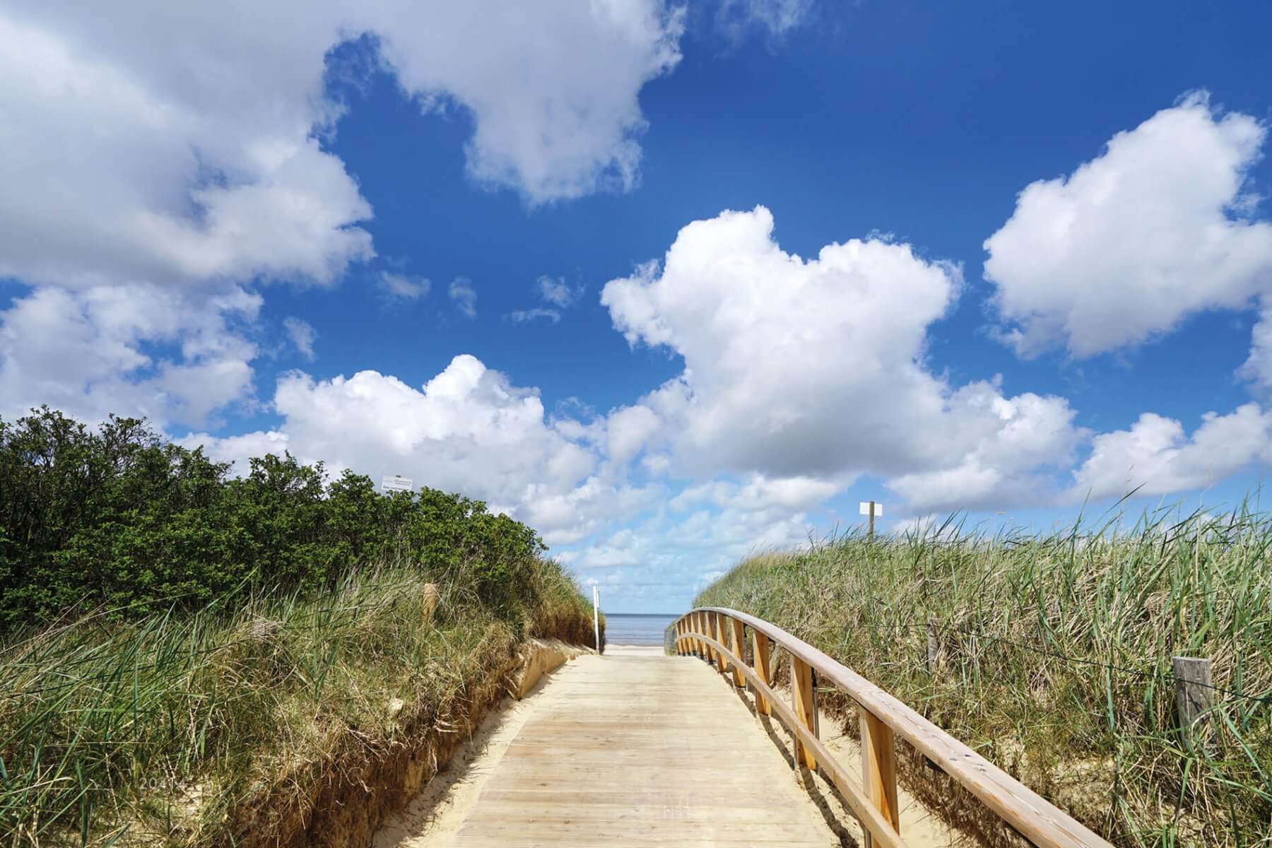 Dünendurchgang in Duhnen