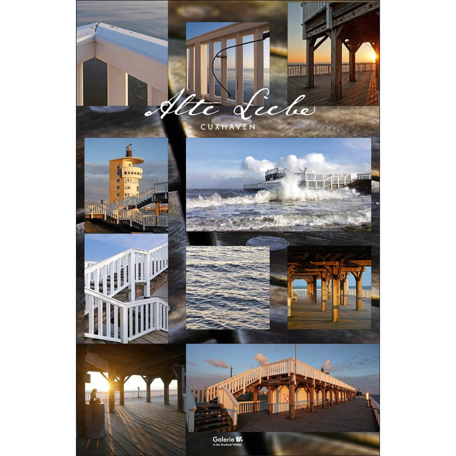 Alte Liebe in der Flut – Collage